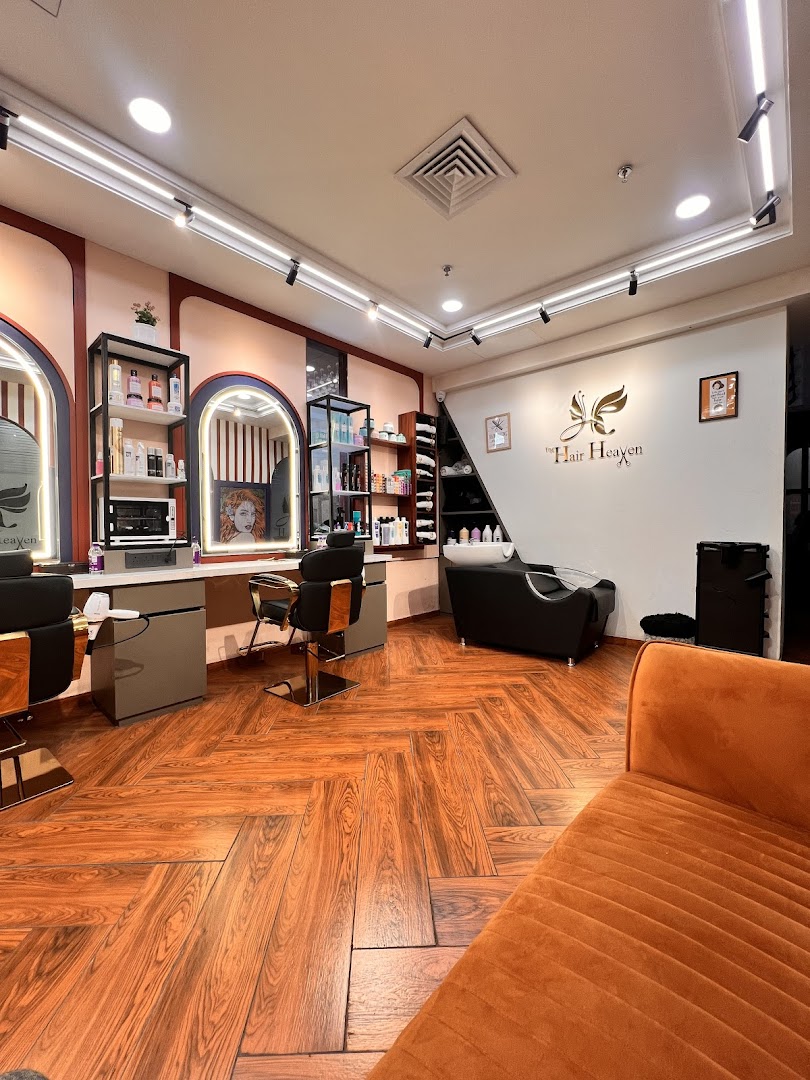 At the salon